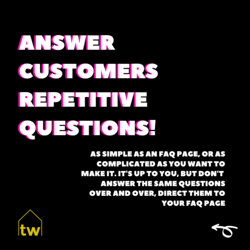 answer repetitive questions